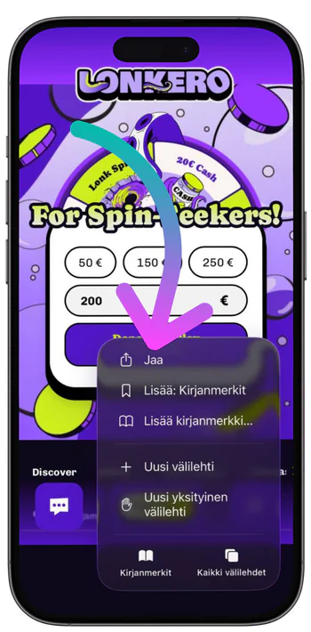 Lonkero Casino Valitse Jaa